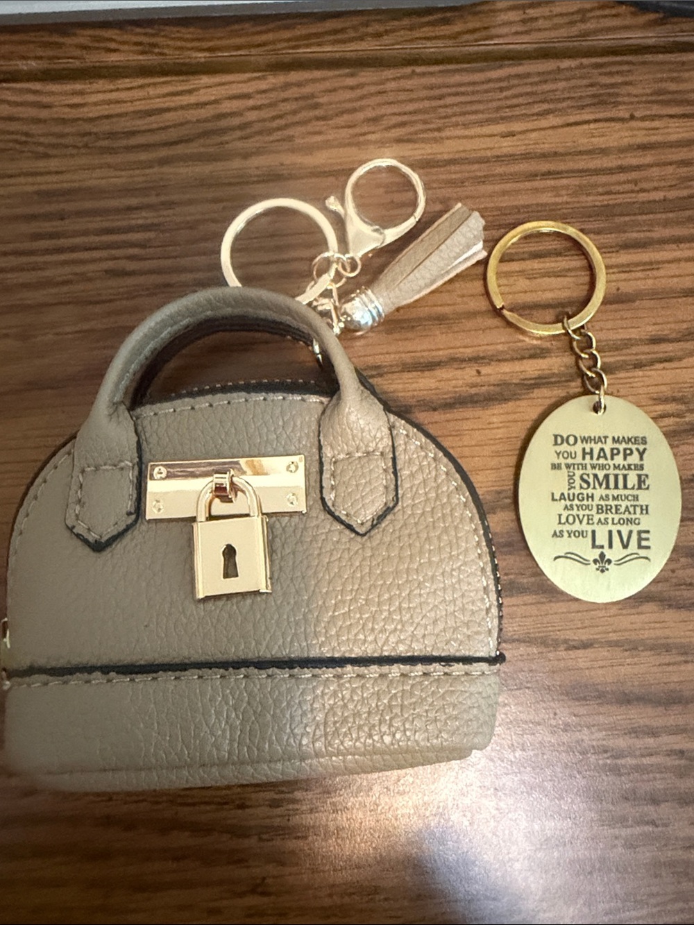 Mini Handbag Charm & Key Charm